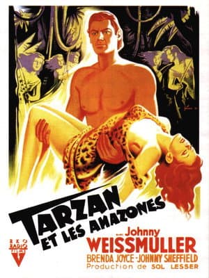 Affiche de Tarzan et les Amazones