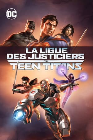 Affiche de La Ligue des justiciers vs les Teen Titans