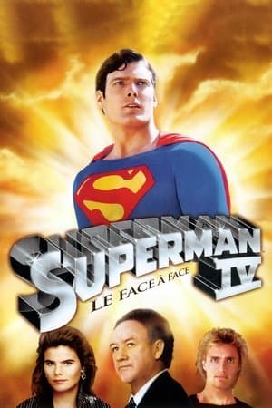 Affiche de Superman IV : Le Face‐à‐face