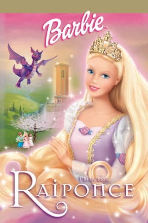 Affiche de Barbie, princesse Raiponce